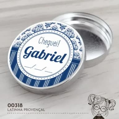 Latinha Adesivada Provençal - 00318