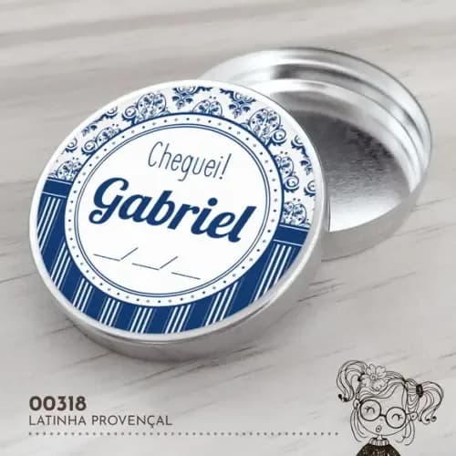 Latinha Adesivada Provençal - 00318