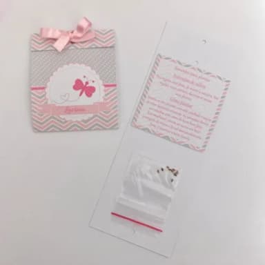 Lembrança Maternidade Sementinha Amor Perfeito Borboleta