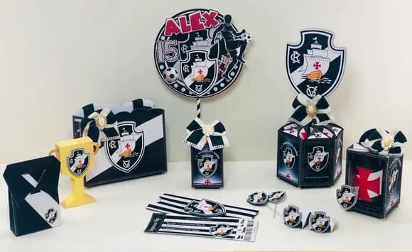 Kit 60 Lembrancinhas Vasco