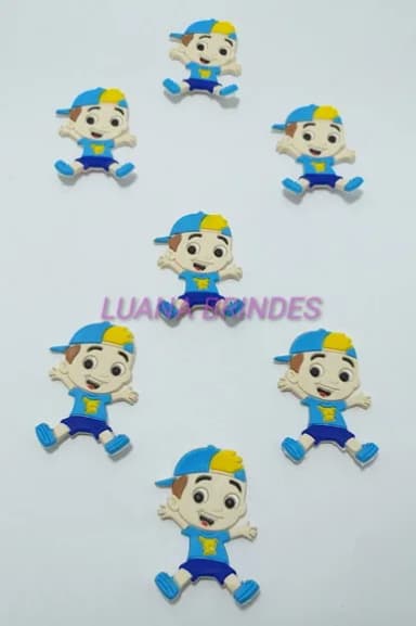 Aplique Emborrachado de Menino - Pct C/10 Unidades