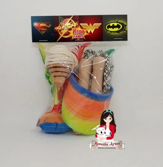 Kit Boa Infância Completo Tema Liga da Justiça Símbolos