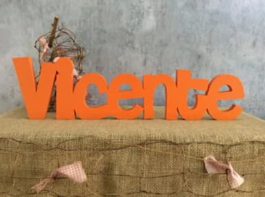 Letras de MDF -Nomes Linha CH
