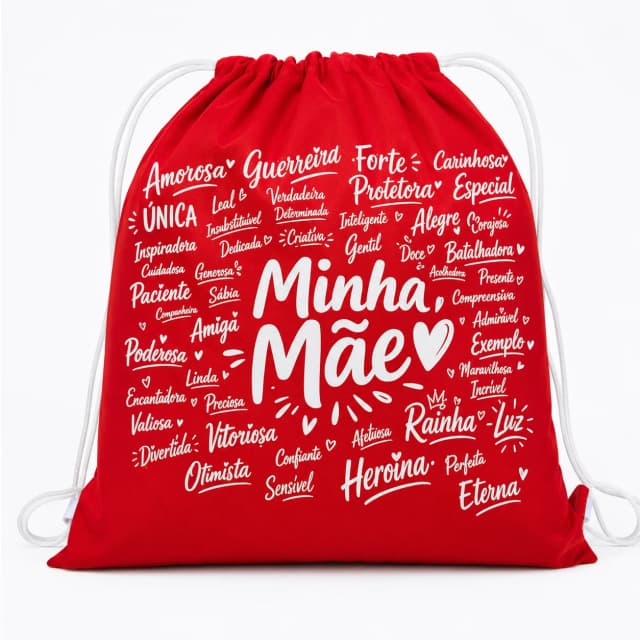 Dia das Mães Mochila para brinde personalizada