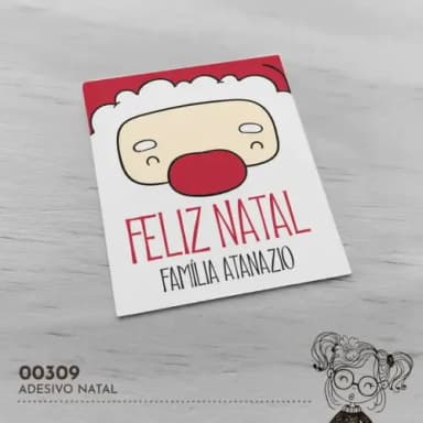 Adesivo Natal - 00309