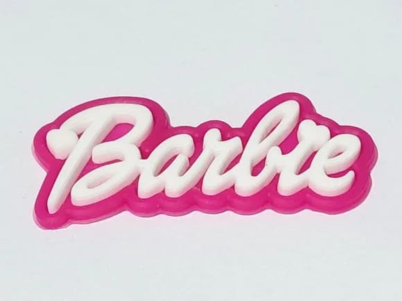 Aplique Nome Barb Emborrachado Pacote com 6 Unidades