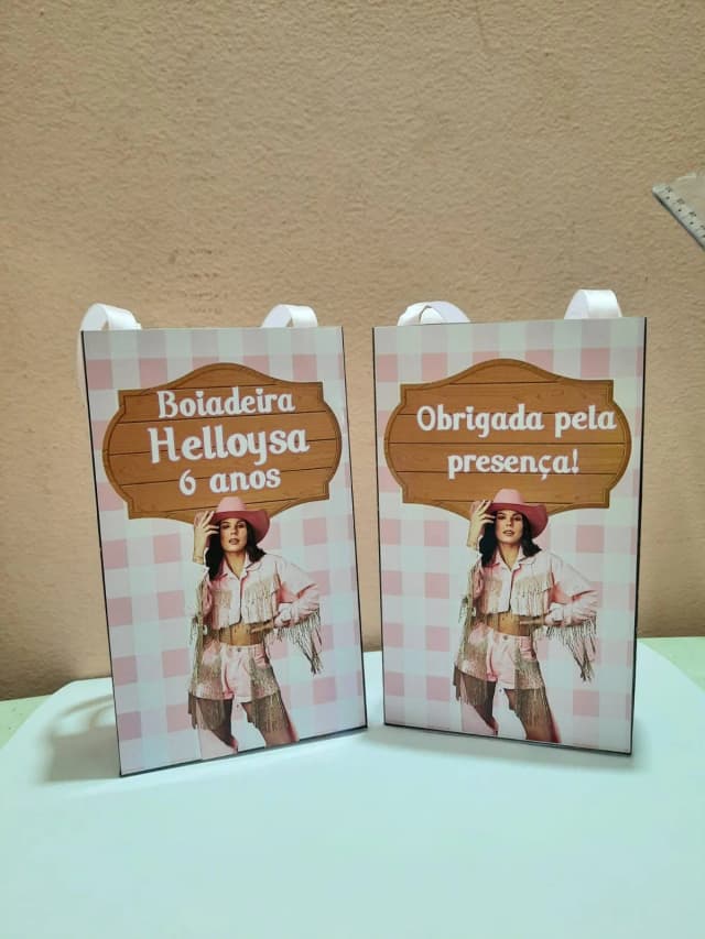 Sacolinhas Personalizadas Boiadeira para Lembrancinhas