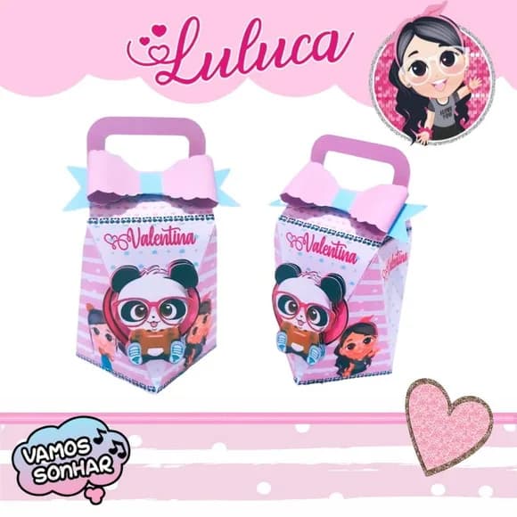 Kit 60 Lembrancinhas Luluca