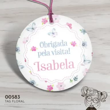 Tag Redonda Flores - 00583
