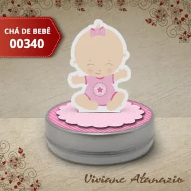 Latinha 3d Chá de Bebê - 00340