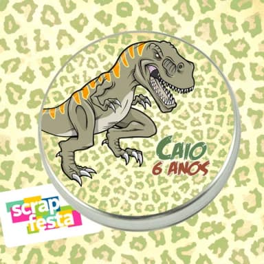 Latinhas Personalizada Festa Dinossauro