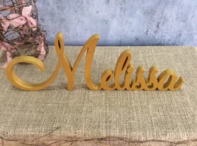 Letras de MDF -Nomes- Linha Cursiva