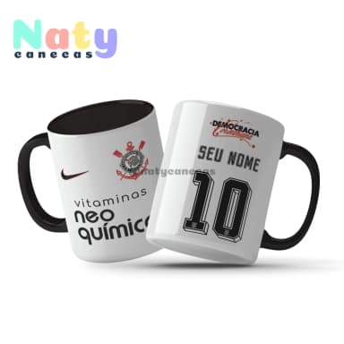 Caneca Personalizada Futebol Corinthians