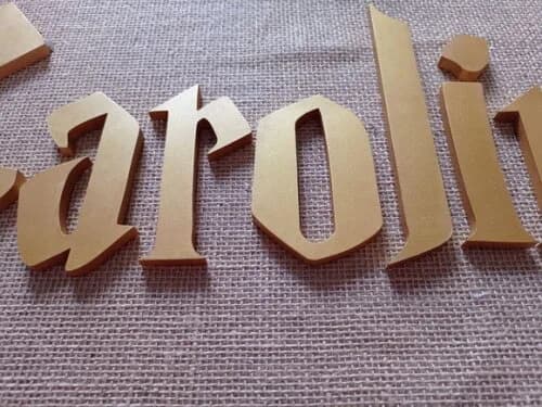 Harry Potter Letras Decorativas de Parede