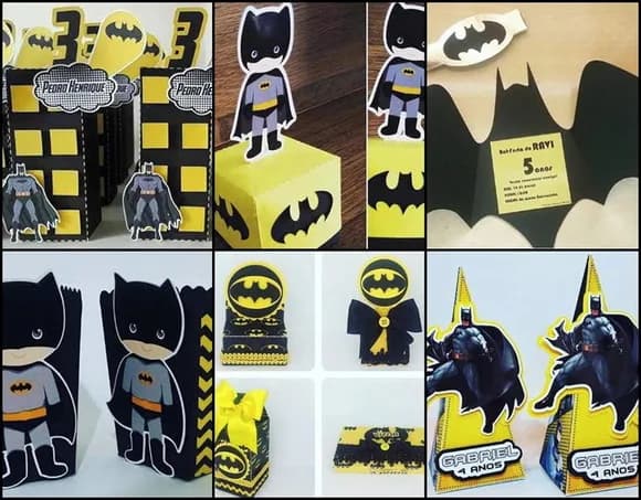 Kit 30 Lembrancinhas Batman