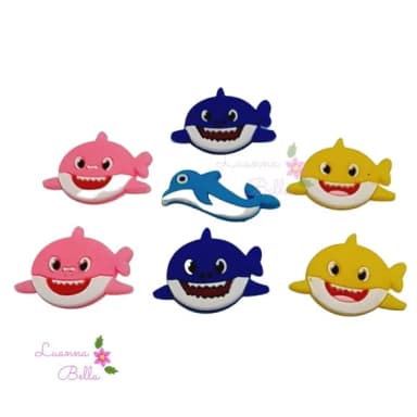 Apliques Emborrachados Baby Charck - pct c/7 unidades