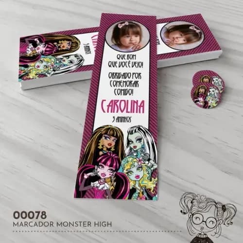 Marcador de Livro Monster High - 00078