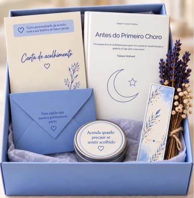 Caixa de Acolhimento para Perda Gestacional e Neonatal | Presente para Mãe em Luto | Travessia Colo