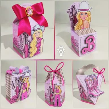 Festa Barbie Cowgirls - Kit com 25 Peças