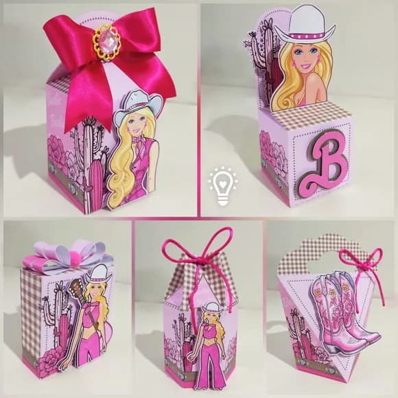Festa Barbie Cowgirls - Kit com 25 Peças