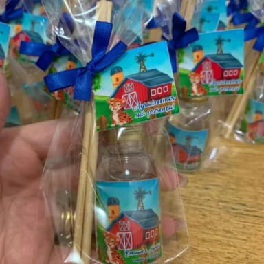 Lembrança Aniversário Aromatizador Fazenda e tigre