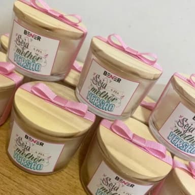 Brinde Empresarial Dia da Mulher Vela Aromática