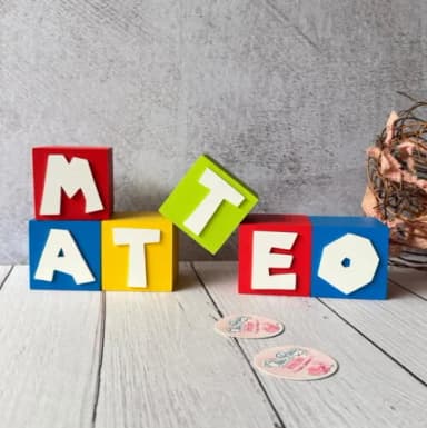 Super Mário Bros Cubos 6x6cm Decoração de Festa Infantil