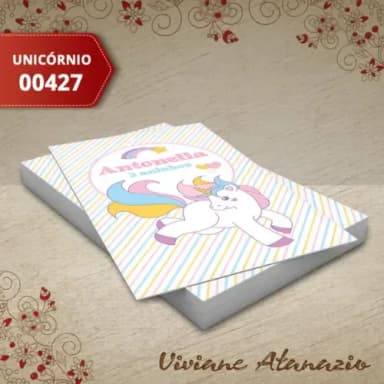 Adesivo Tubete Unicórnio - 00427
