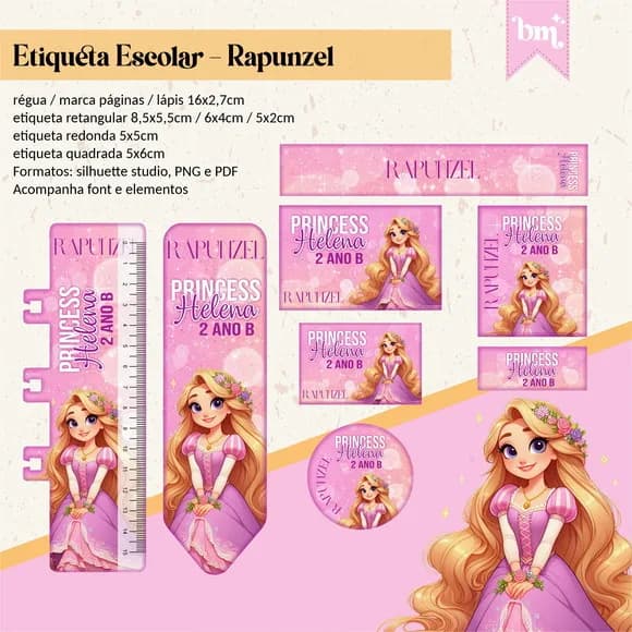 60 Etiquetas Escolares