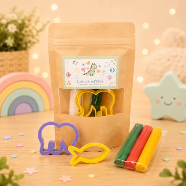 45 Unidades Kit Massinha Zip Lock - Corporativo Infantil - Trabalhamos com qualquer tema - Informar tema no chat