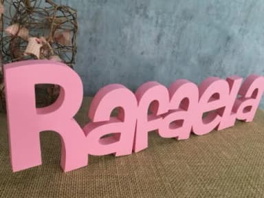 Letras de MDF -Nomes Linha CH