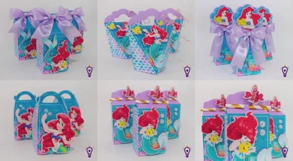Kit 30 Lembrancinhas Ariel