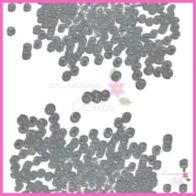 Missanga Leitosa Furta Cor Transparente -Pct c/ 60 gramas