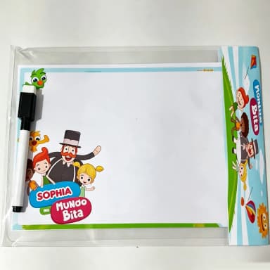 Lousa Magica Infantil Personalizada Mundo Bita