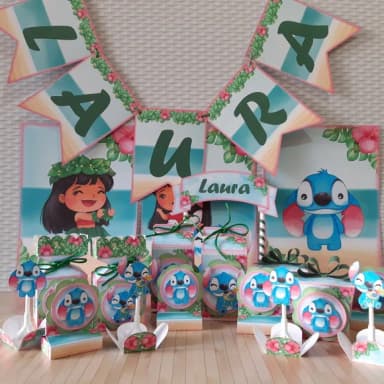 Kit 30 Lembrancinhas Stitch