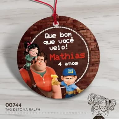 Tag Redonda Detona Ralph - 00744