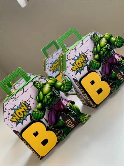 Kit 30 Lembrancinhas Hulk