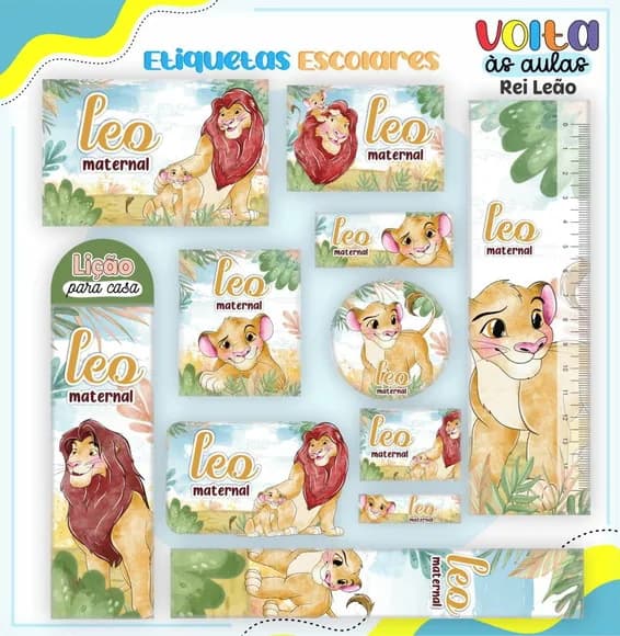 60 Etiquetas Escolares