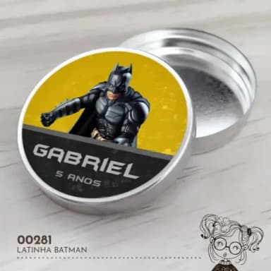 Latinha Adesivada Batman - 00281