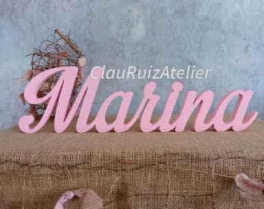 Nomes de MDF - LINHA CURSIVA