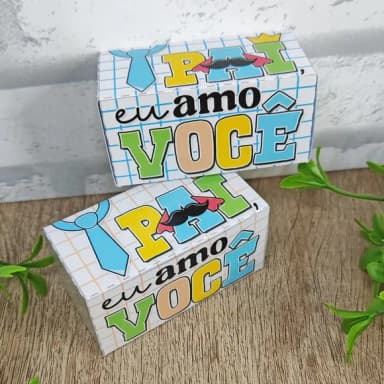 Caixa para 2 Doces Dia dos Pais- Enviada Desmontadas