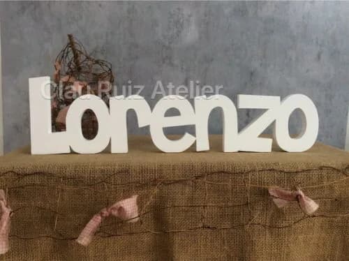 Letras de MDF -Nomes Linha CH
