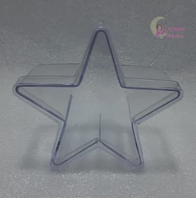 Caixinha Estrela de acrílico para Lembrancinha-pct c/4 unid