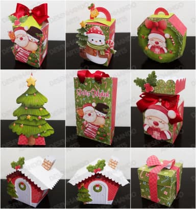 ARQUIVO DE CORTE NATAL AQUARELA