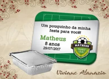 Adesivo Marmitinha Futebol - 00407