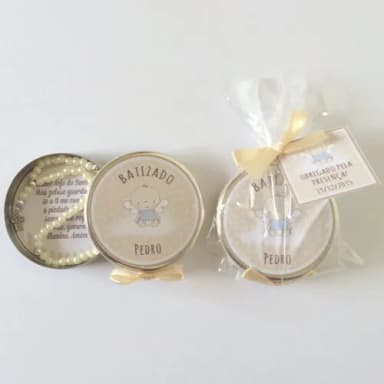 Lembrancinha para Batizado Mini Terço