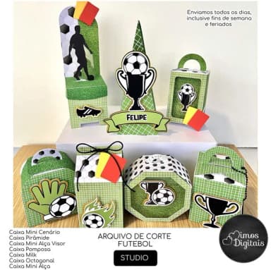 Kit 60 Lembrancinhas Futebol
