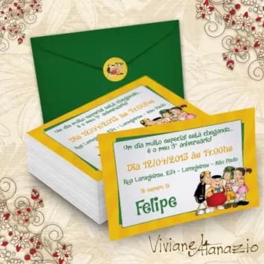Convite Turma do Chaves - 00290