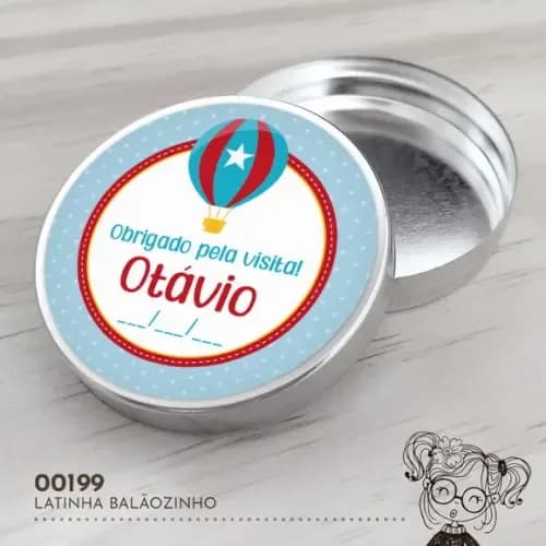Latinha Adesivada Balãozinho - 00199