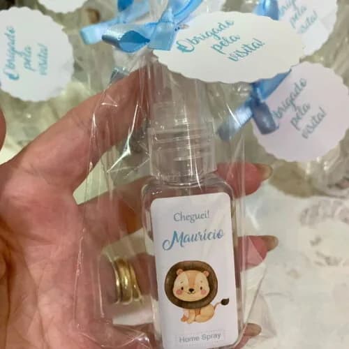Lembrancinha Maternidade Home Spray Safari
